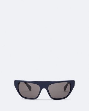 AllSaints Carys Flat-Top Cat-Eye Sunglasses - Grey