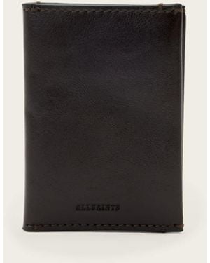 AllSaints Bifold Leather Wallet - White