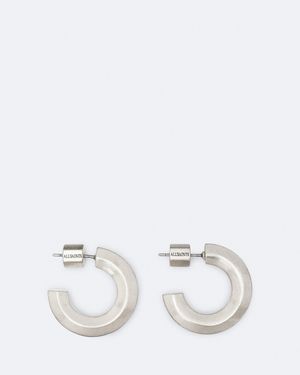 AllSaints Maeve Medium Post Back Earrings - Natural