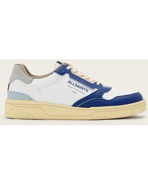 AllSaints Regan Low-Top Trainers - Blue
