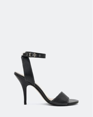 AllSaints Vera Leather Heels - Natural