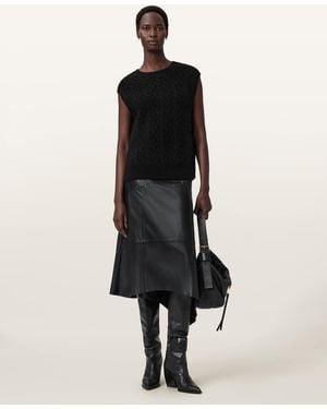 AllSaints Sirius Cable Tank - Black