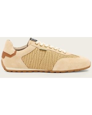 AllSaints Allsaints Liam Low Top Trainers - Natural