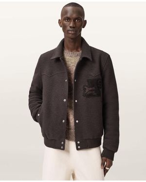 AllSaints Royce Wadded Patch Jacket - Black
