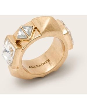 AllSaints Elora Embellished Ring - Natural