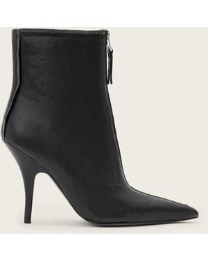 AllSaints Vera Leather Boots - Black