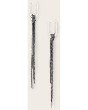 AllSaints Corrine Drop Earrings - Natural