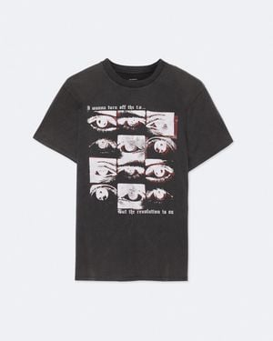 AllSaints Optics Regular-Fit Cotton Band T-Shirt - Black