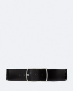 AllSaints Paola Studded Leather Belt - White