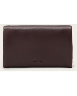 AllSaints Harluna Leather Wallet - Natural
