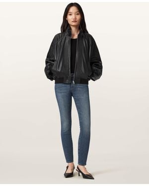 AllSaints Miller Size Me Stretch Skinny Jeans - Blue