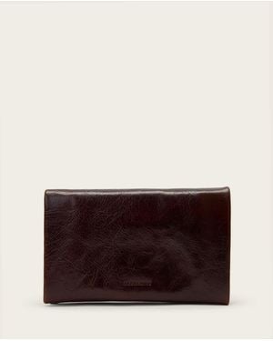 AllSaints Harluna Leather Wallet - Purple