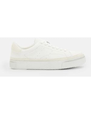 AllSaints Leather Trish Sneakers - White