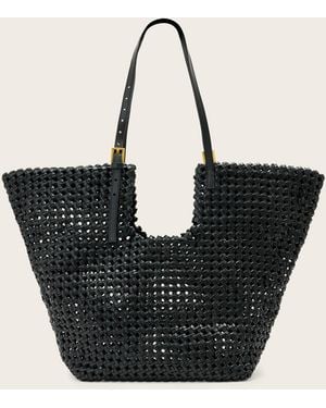 AllSaints Allsaints Ara Leather Knot Tote Bag - Black