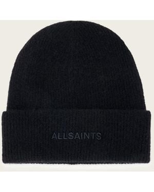 AllSaints Underground Beanie Hat - Blue