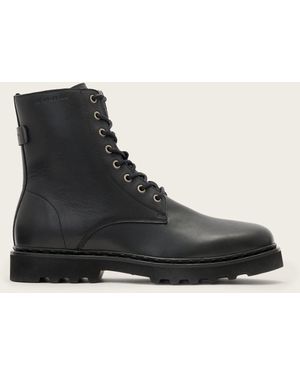 AllSaints Skiff Military Boots - Black