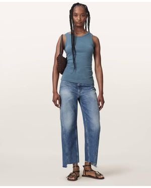 AllSaints Fox Loose Fit Denim Jeans - Blue