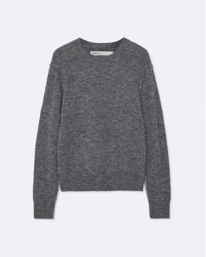 AllSaints Soren Alpaca-Blend Crew-Neck Jumper - Grey