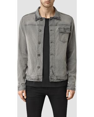 AllSaints Slab Denim Jacket - Grey