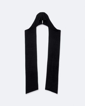 AllSaints Brioni Alpaca-Blend Hooded Scarf - Black
