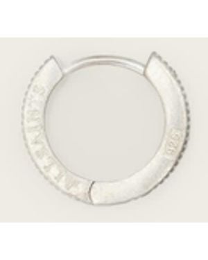 AllSaints Otto Wide Huggie Earrings - Natural