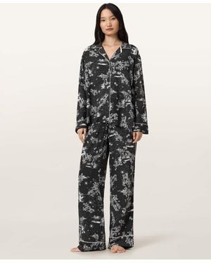 AllSaints Maude Pyjama Set - Black