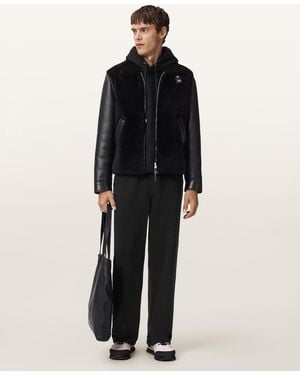 AllSaints Asher Straight Fit Sweatpants - Black