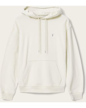 AllSaints Asher Ramskull Oversized Hoodie - Natural