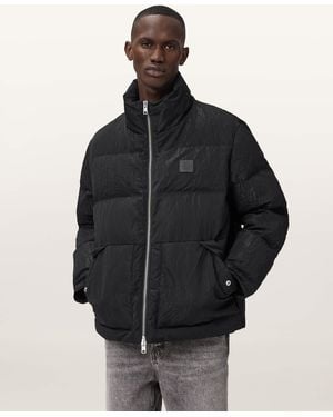 AllSaints Pulse Quilted Puffer Jacket - Black