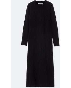 AllSaints Erith Merino Wool Maxi Dress - Black