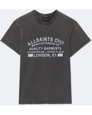 AllSaints Abode Addi Regular-Fit T-Shirt - Black