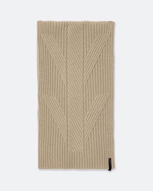 AllSaints Margo Wool-Blend Scarf - Natural