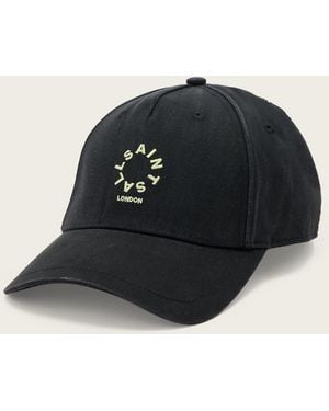 AllSaints Haven Embroidered Logo Baseball Cap - Black