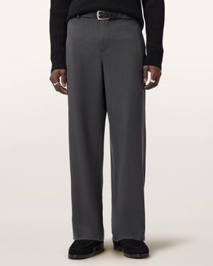 AllSaints Halla Wide Leg Trousers - Black
