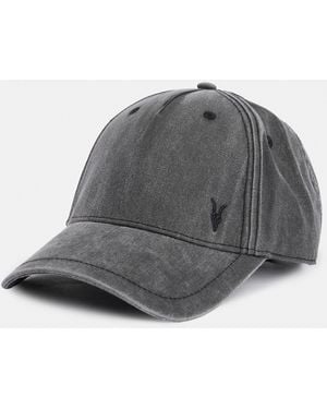 AllSaints Fen Ramskull Embroidered Baseball Cap - Grey