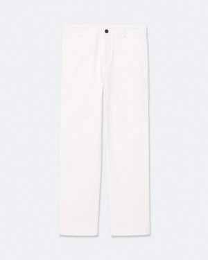 AllSaints Tower Slim-Fit Cotton Chinos - White