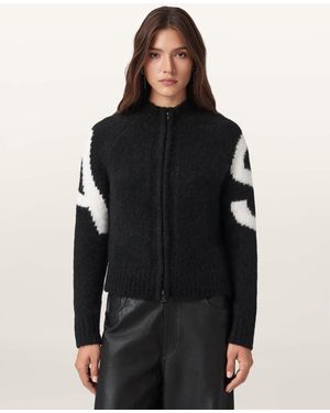 オールセインツ AllSaints Sabrina Cardigan レディース Sweaters Black Women's AllSaints Sabrina Cardigan | Zappos.com