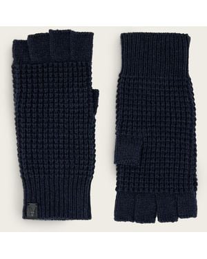 AllSaints Iggy Fingerless Gloves - Blue