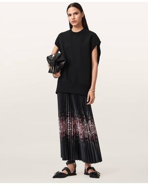 AllSaints Harley 2-In-1 Ophis Dress - Black