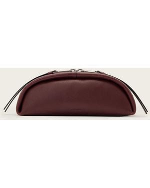 AllSaints Rosalie Leather Pouch - Brown