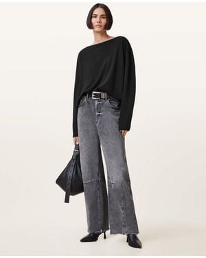 AllSaints Rita Relaxed Fit T-Shirt - Black