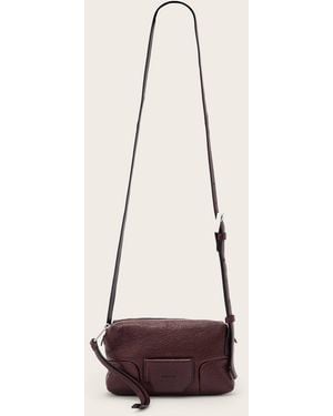 AllSaints Ares Leather Crossbody Bag - Natural