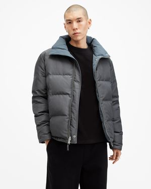 AllSaints Novern 2-In-1 Reversible Puffer Jacket,, Ashy - Grey