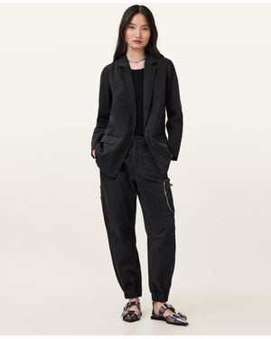 AllSaints Florence Cargo Jogger Trousers,, Washed - Black