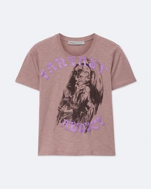 AllSaints Hela Fantasm Slim-Fit T-Shirt - Pink