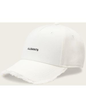 AllSaints London Frayed Baseball Cap - Natural