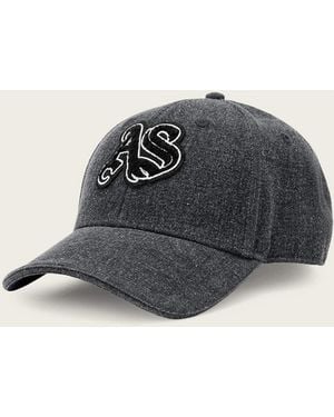 AllSaints Blair Denim Baseball Cap - Black