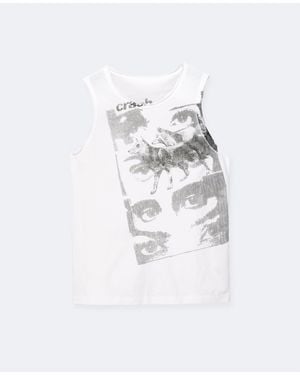 AllSaints Jenny Crash Regular-Fit Tank Top - White
