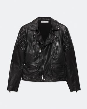 AllSaints Reed Leather Jacket - Black