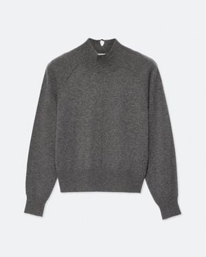 AllSaints Fedi Cashmere-Blend Sweater - Gray